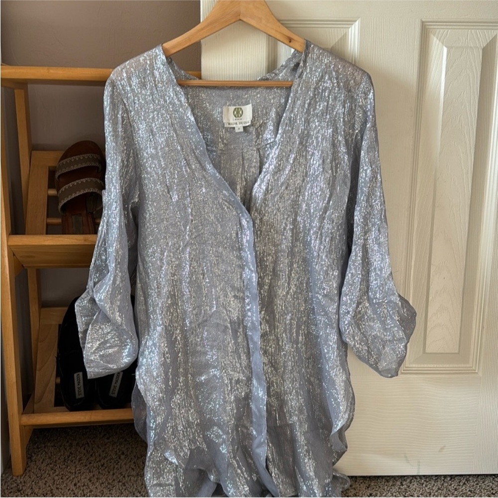 Koch silk top